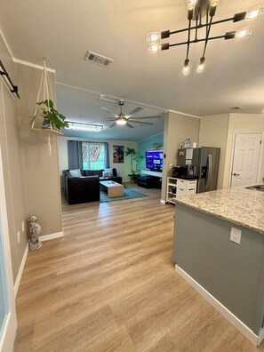 Smart TV, video games, stereo