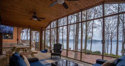 Lake Oconee Lake Front Cabin+Private Dock+Fire Pit+AMAZING VIEWS!
