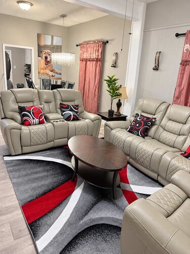 High Ceilings | King Beds | 85” TV | Near Downtown