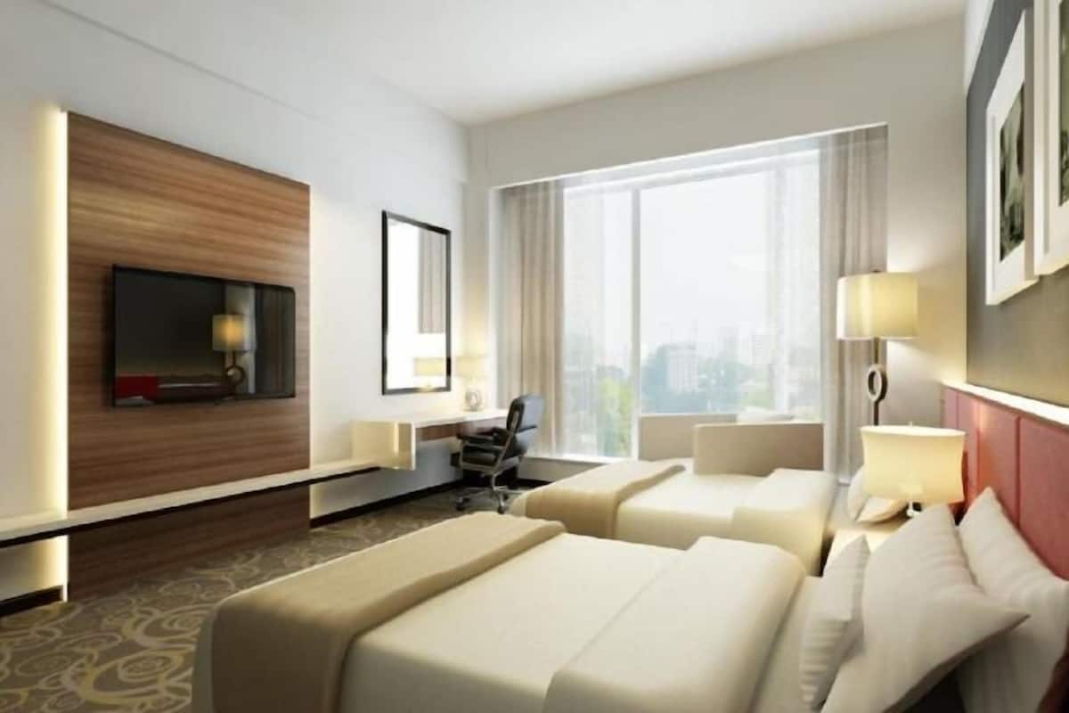 In-room safe, desk, blackout curtains, iron/ironing board