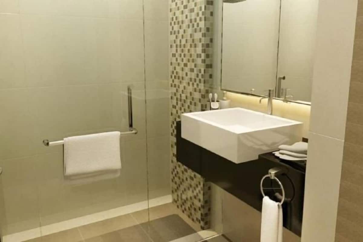 Free toiletries, hair dryer, bidet