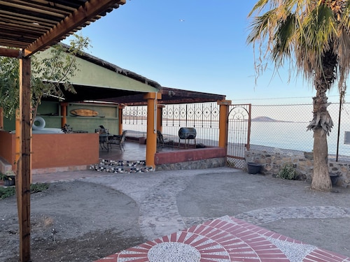 Charming 2-bedroom house in Loreto on the beach, just steps from the water.