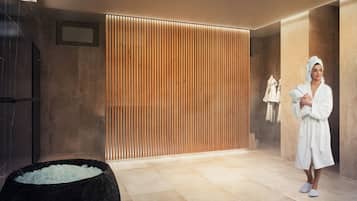 Sauna, steam room, massages