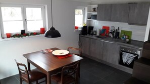 High chair, dining tables