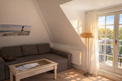 Coziness under the roof - quiet vacation apartment with balcony