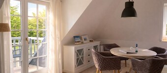 Coziness under the roof - quiet vacation apartment with balcony