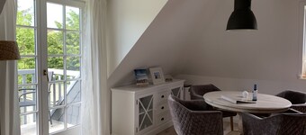 Coziness under the roof - quiet vacation apartment with balcony