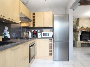 Fridge, microwave, dishwasher, freezer