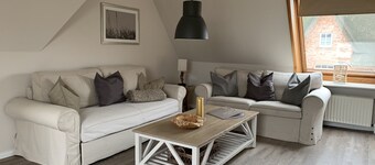 Bright apartment with unique roof terrace