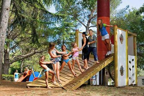 Children’s area - Mobilehome mit Klimaanlage und Terrasse (Pula)