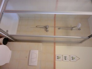 Shower, hair dryer
