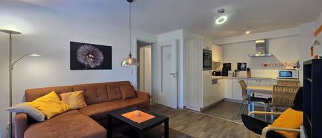 TV, DVD player, stereo