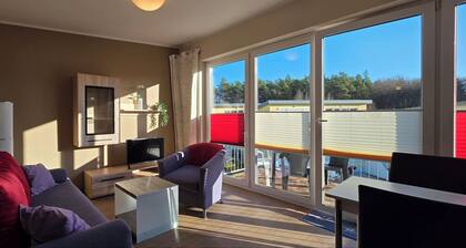 4-Zimmer-Maisonettewohnung für 7 Pers. im Küstenwald