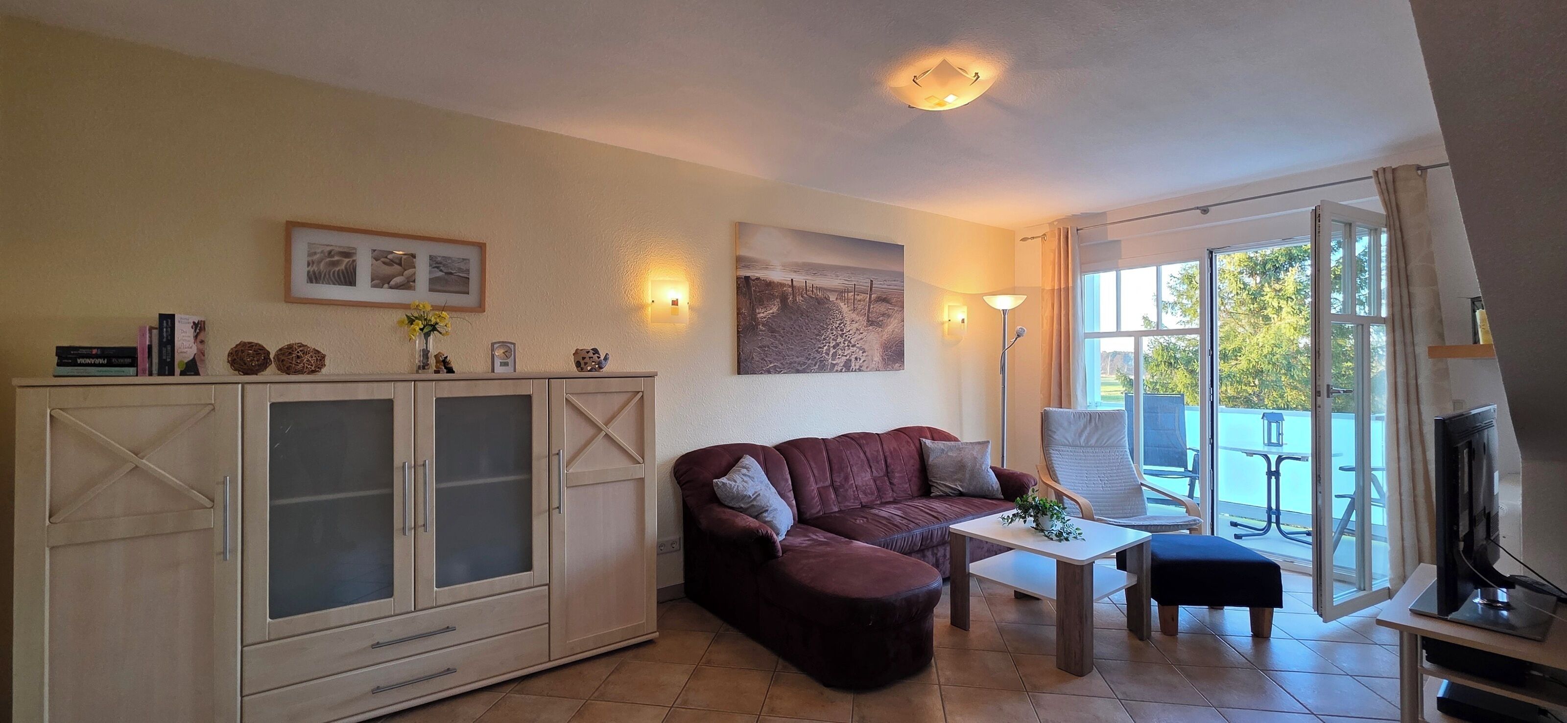 Fernseher, Stereoanlage