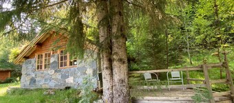 Stone cabin, sleeps 2-4,  with traditional grass roof. Self catering.