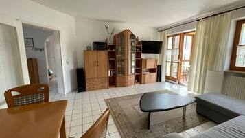 TV, DVD player, stereo