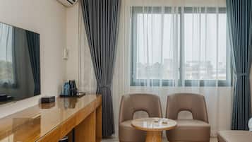 Chambre SĂ©nior | Vue depuis lâhĂ©bergement