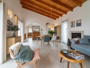 TV, fireplace, ping pong, stereo - Duas Palmeiras da Arrifana - Amazing family villa! (Vale da Telha)