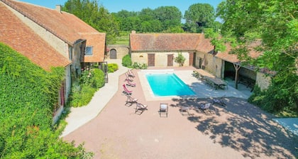 So Villa Passe Vite (72) - Heated pool - Foot - 2h Paris - 30 p.