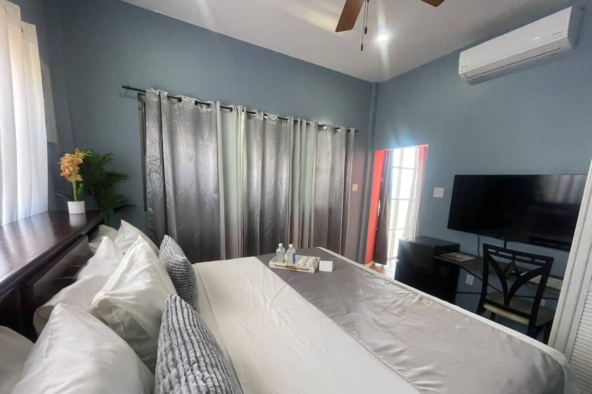 Chambre simple Deluxe | Rideaux dâobscurcissement, fer et planche Ă repasser