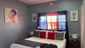 Deluxe enkelrum | Mörkläggningsgardiner, strykjärn/strykbräda och gratis wi-fi