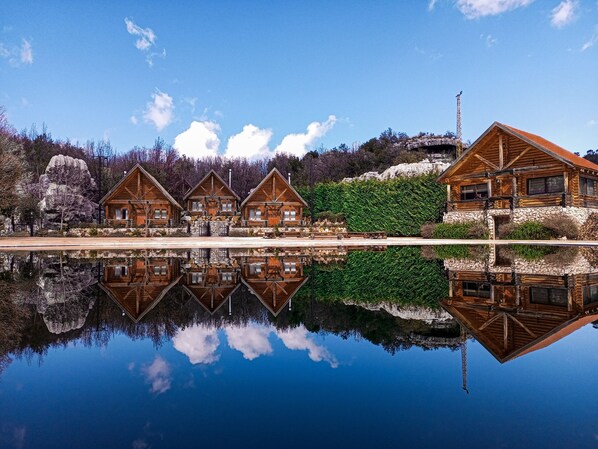 Aussenbereich für Bankette