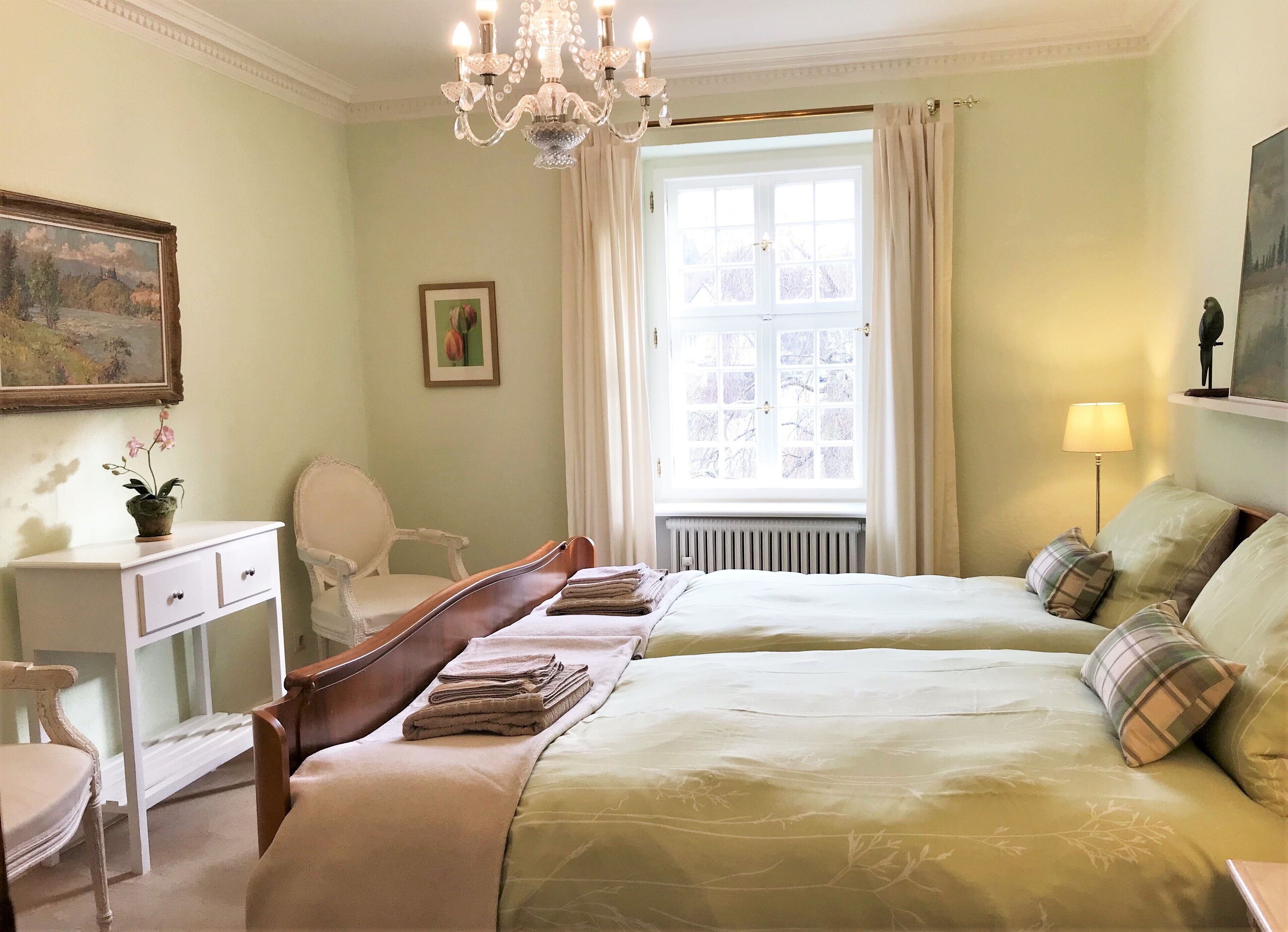 2 chambres, lit parapluie, Wi-Fi gratuit, draps fournis