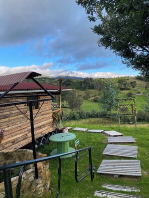 Down duvets, individually furnished, desk, laptop workspace - Cabañas el refugio del santo  (Guasca)