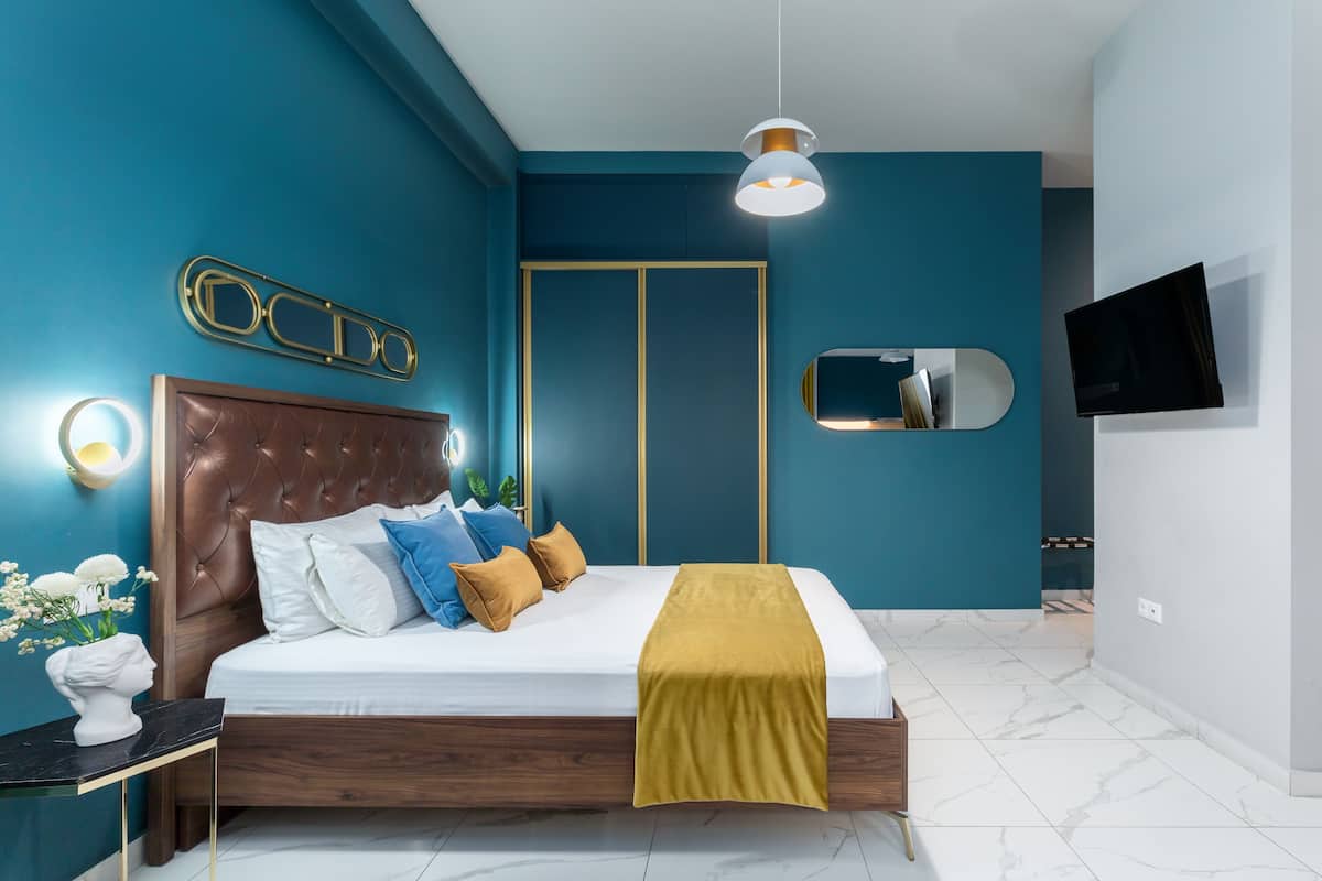 Suite monolocale Design | 1 camera, biancheria da letto di alta qualità, copriletto in piuma