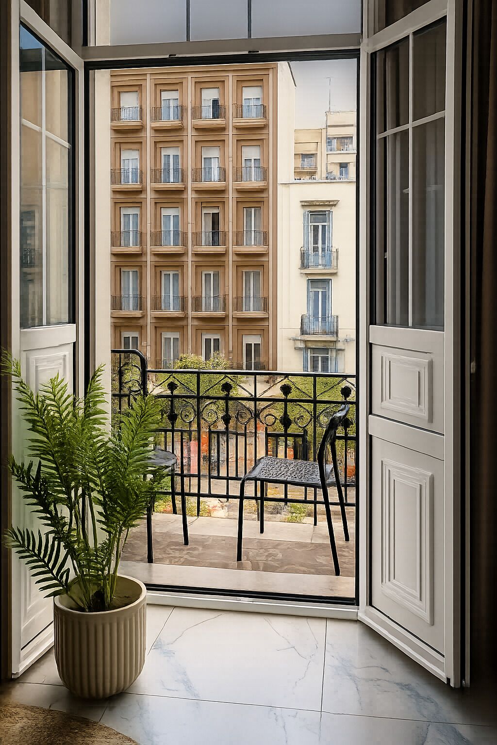 Suite estudio Deluxe | Ropa de cama de alta calidad, edredón y camas Tempur-Pedic 