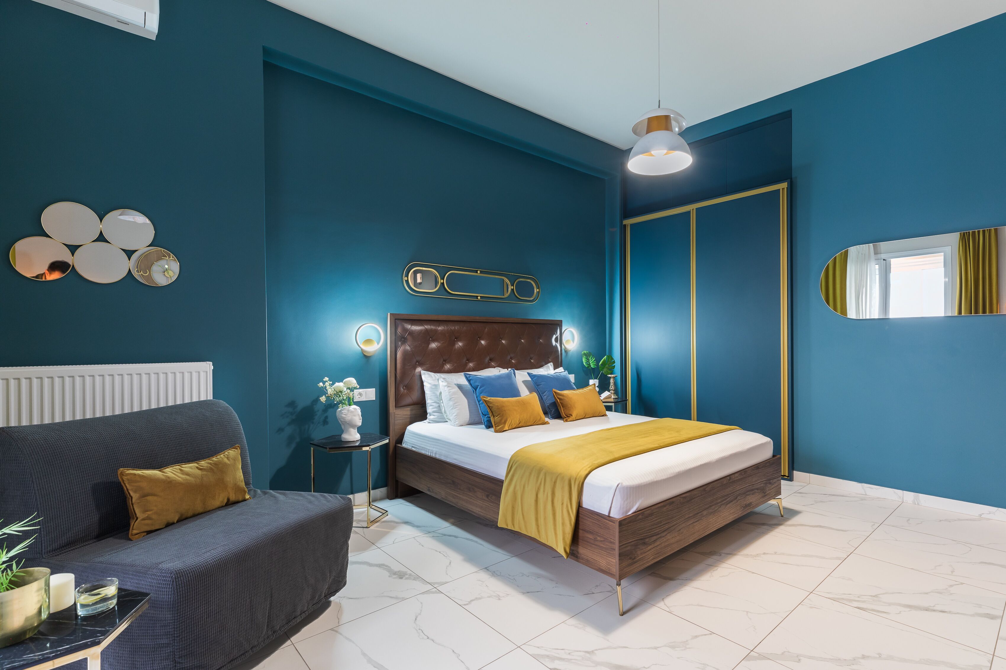 ห้องดีไซน์สตูดิโอสวีท | เครื่องนอนระดับพรีเมียม, ผ้านวมขนเป็ด, เตียง Tempur-Pedic