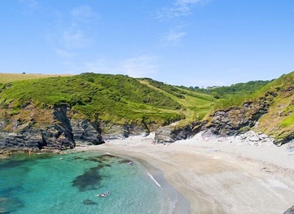 Beach nearby - Private garden & central location  within 5 min walk of town (Fowey)