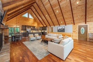 TV connectée, cheminée