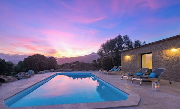 Außenpool, beheizter Pool