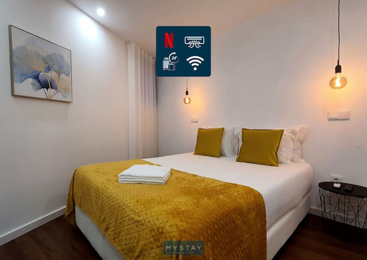 1 soverom, skrivebord, wi-fi (inkludert) og sengetøy