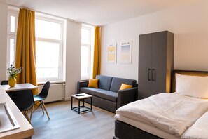1 室のベッドルーム、WiFi、ベッドシーツ
