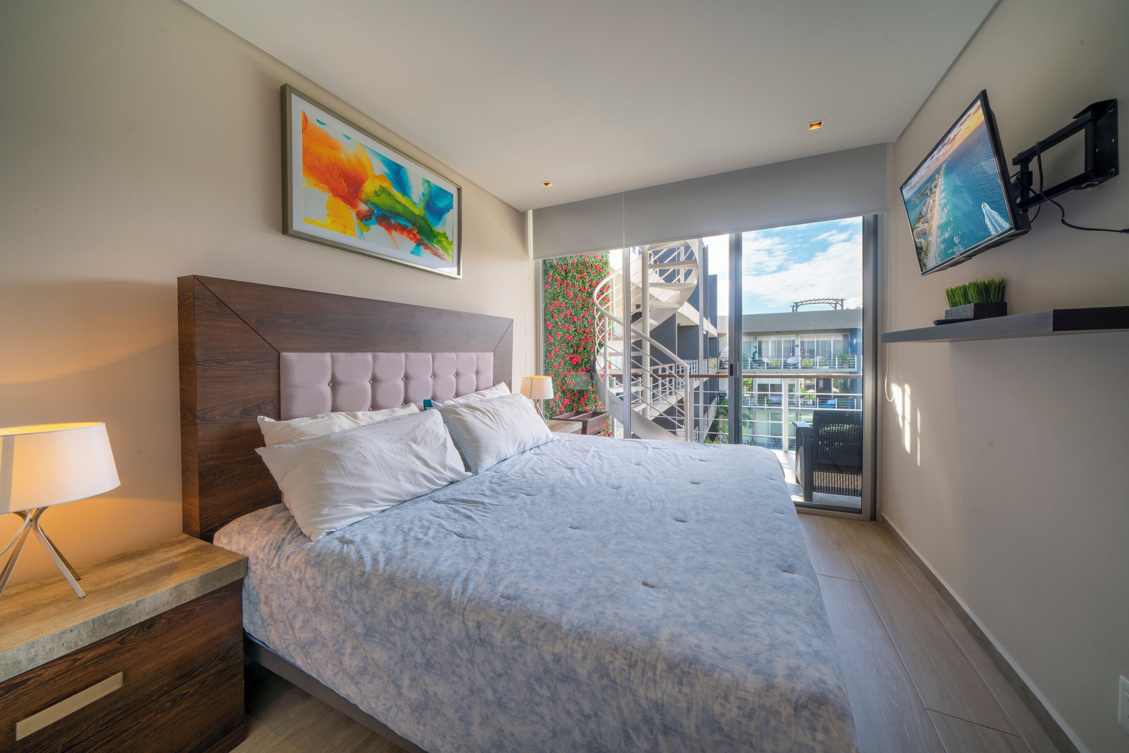 Departamento | Caja de seguridad en la habitación, wifi gratis y ropa de cama 