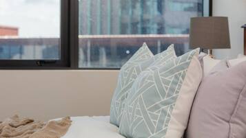 Desk, iron/ironing board, free WiFi, bed sheets
