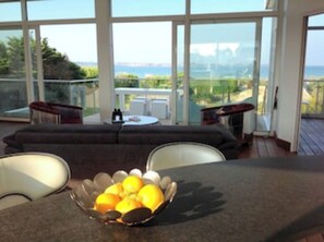 TV, fireplace, DVD player, books