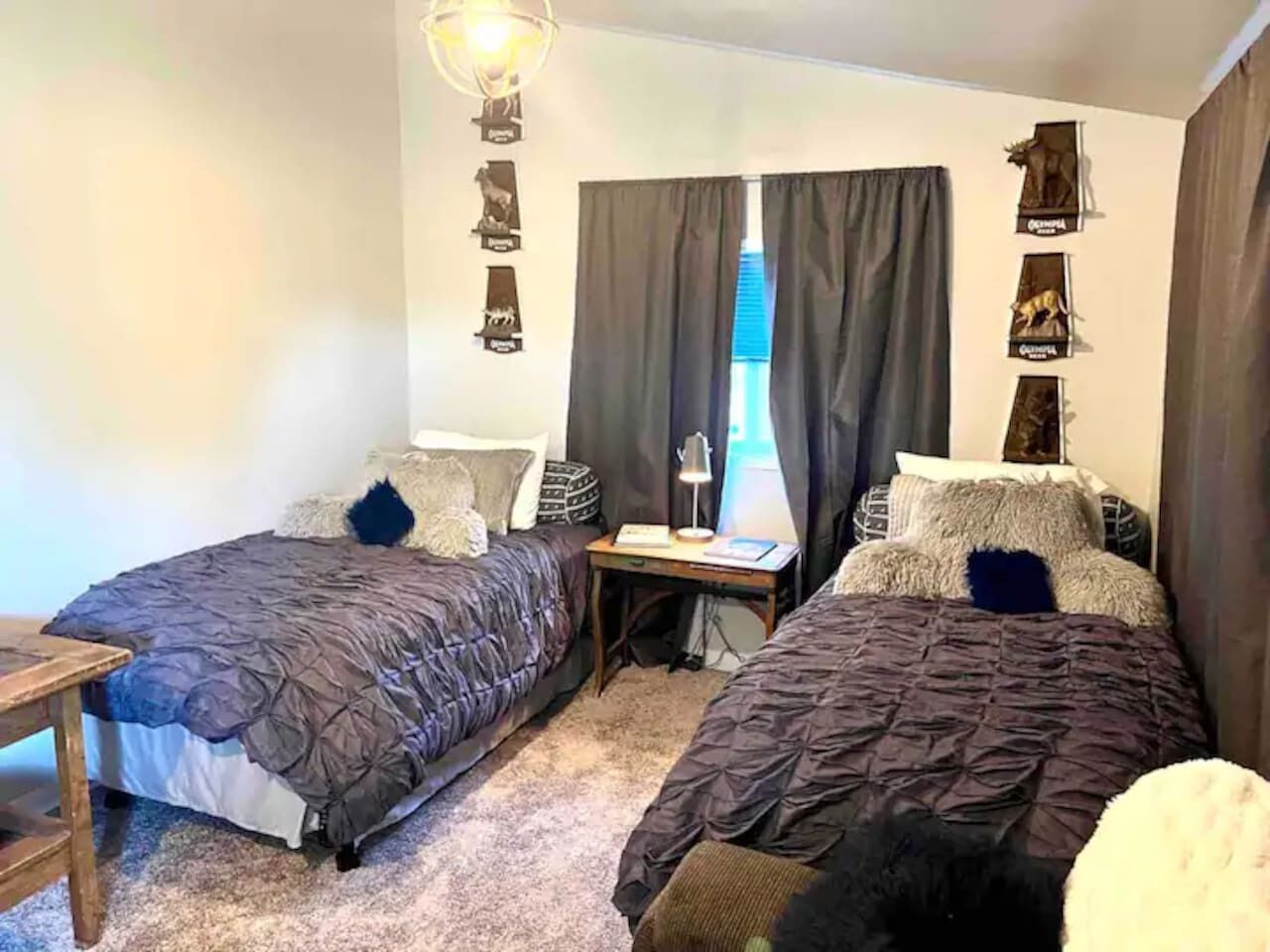 3 habitaciones, escritorio y wifi 