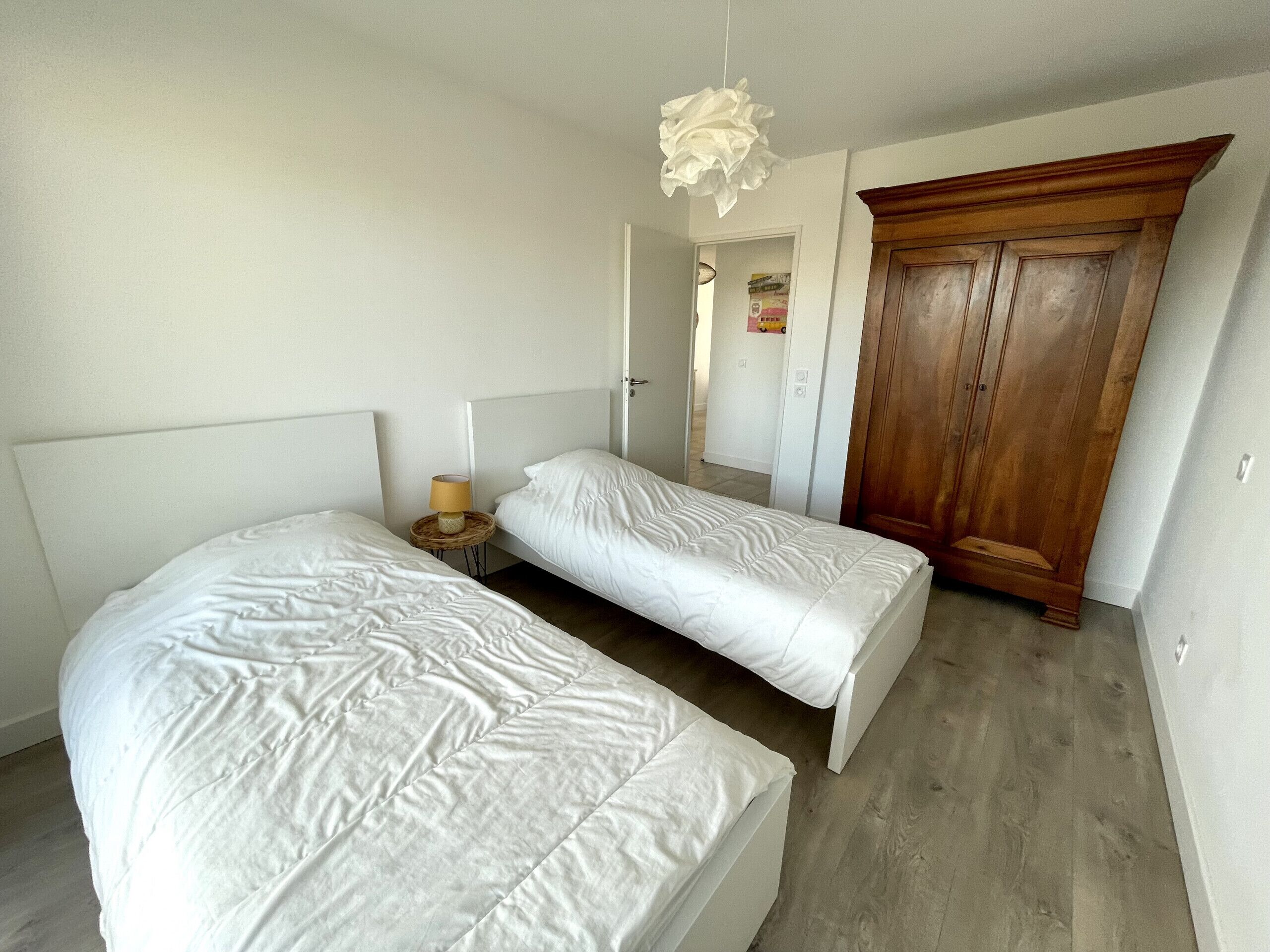 2 chambres, fer et planche à repasser, Wi-Fi gratuit