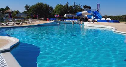 Mobilhome INTUITION vue étang, 4 *, proche Zoo Beauval et chùteaux de la Loire