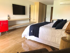 Egyptian cotton sheets, premium bedding, minibar, in-room safe - Ibiza Boutique Hotel Cumbuco (Caucaia)