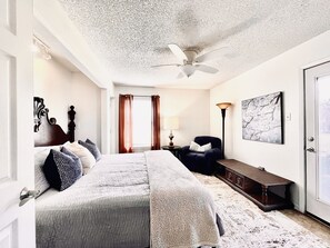 4 bedrooms, iron/ironing board, free WiFi, bed sheets