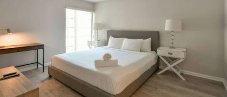 1 bedroom, desk, iron/ironing board, WiFi