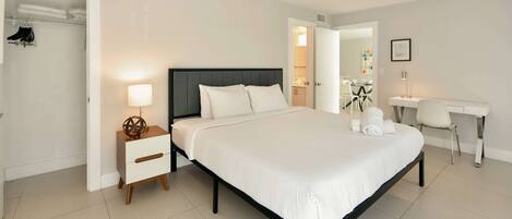 2 habitaciones, ropa de cama de alta calidad y camas con efecto memoria