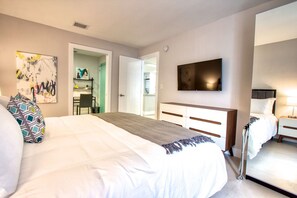 1 habitación, tabla de planchar con plancha, wifi y ropa de cama 