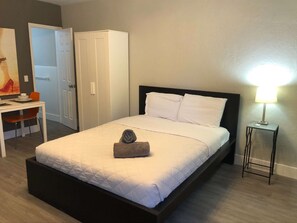 1 間睡房、熨斗/熨衫板、Wi-Fi、床單