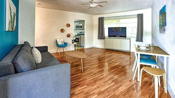 Flat-screen TV, Netflix, streaming services