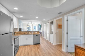 Fridge, microwave, oven, stovetop - Condo on the beach! 2/2 with two pools, cafe and tiki bar! Sunset Vista  Resort (Treasure Island)